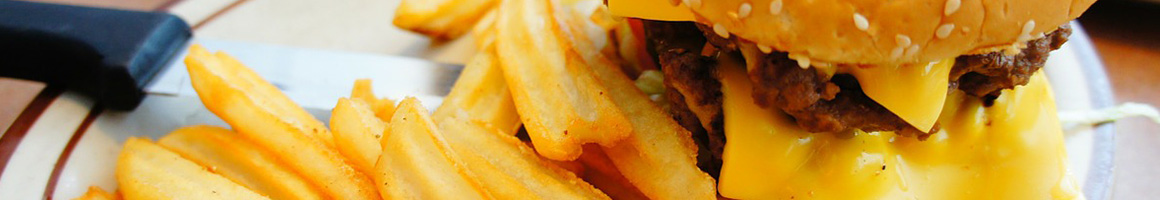 Eating American (New) Burger at Blazing Onion Burger Co restaurant in Mill Creek, WA.